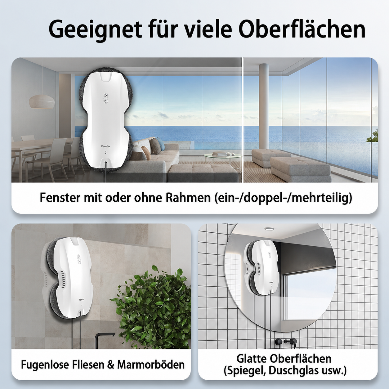 Fensterputzroboter Fmart T Pro