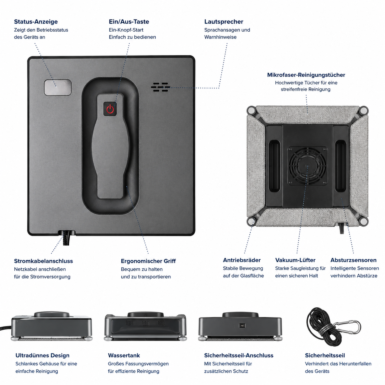 Fensterputzroboter F3 Window Cleaner