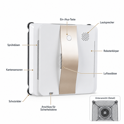 Fensterputzroboter Wanya F3 — double spray / 100 ml